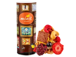 MIXIT Narozeninový mix - granola, sušenky, ovoce a ořechy 570 g