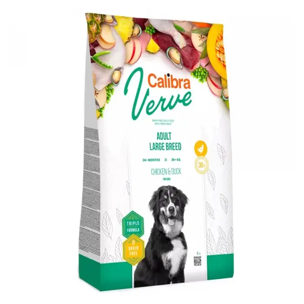 CALIBRA Verve GF Adult Large Chicken&Duck granule pre psov 1 ks, Hmotnosť balenia: 2 kg