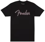 Fender Spaghetti Logo Wavy Checker Tee Pink M