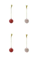 Sada vánočních ozdob House Doctor HDMach 4 cm 4-pack více barev