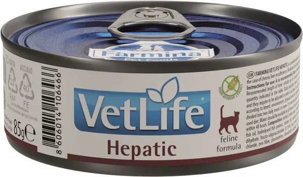 Vet Life Cat Hepatic konzerva 85 g