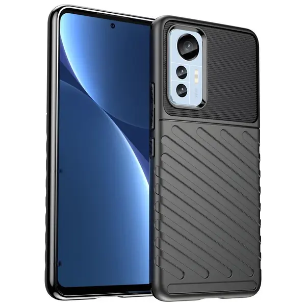 Odolné puzdro TPU pre Xiaomi Mi 12 Lite - Čierna H24792