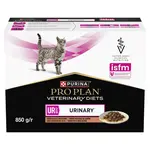 Purina Pro Plan Veterinary Diets Feline UR Urinary vlhké krmivo pre mačky s lososom 10 x 85 g