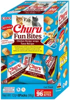 Inaba Ciao Churu Fun Bites – Wrapové kousky plněné tuňákem 96 g (12 g x 8 balení)