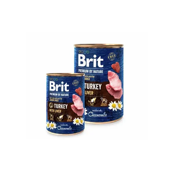 Brit Premium by Nature Junior Turkey with Liver 800 g