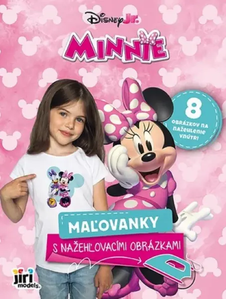 Maľovanky s nažehľovacími obrázkami Minnie
