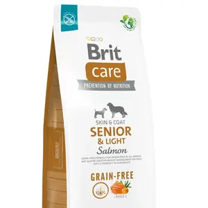 Brit Care Grain-Free Senior & Light - s lososem a bramborem 12 kg