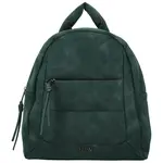 Trendy dámský koženkový batůžek Coveri Darie, tmavě zelený