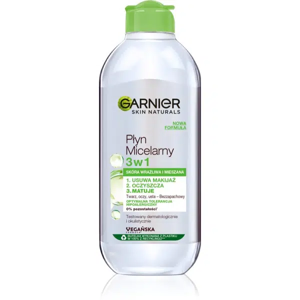 Garnier Skin Naturals micelárna voda pre zmiešanú a citlivú pleť 400 ml