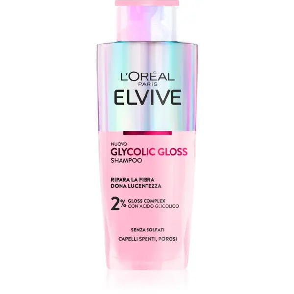 L’Oréal Paris Elseve Glycolic Gloss revitalizační šampon pro rozzáření mdlých vlasů 200 ml