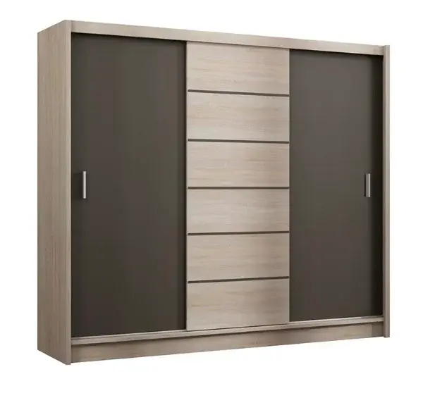 Šatní skříň Sewilla Barva korpusu: Dub - sonoma, Rozměry: 250 cm