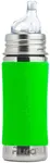 Pura nerezová fľaša s náustkom 325ml, zelená