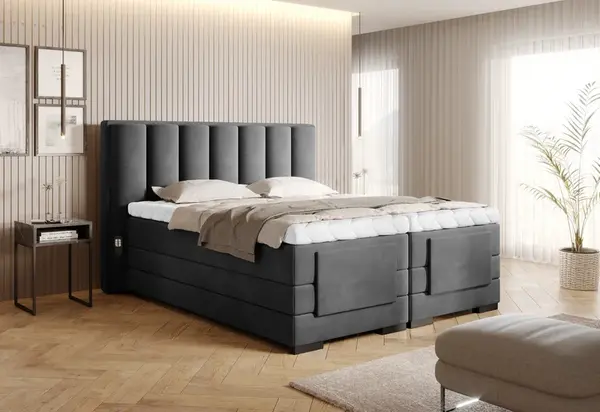 Boxspring Veros Rozměr: 140 x 200 cm, látka: Loco 6