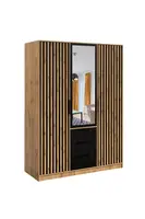 Šatní skříň Bali Lux D3 Barva korpusu: Dub wotan / černá