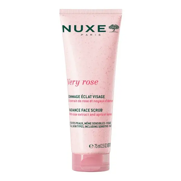 Nuxe Very Rose Krémový rozjasňující pleťový peeling krémový rozjasňující pleťový peeling 75 ml