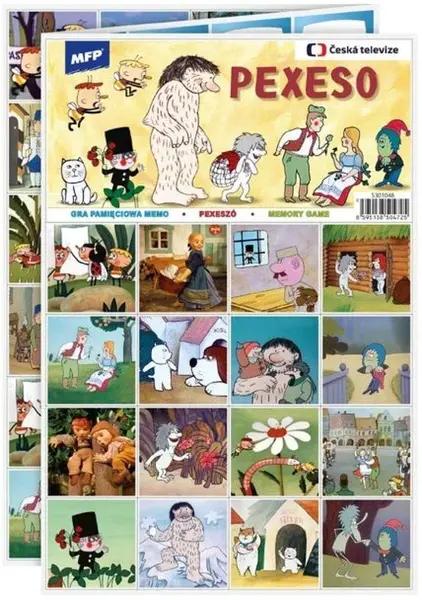 Pexeso 3xA4 Večerníčky z ČT ll.