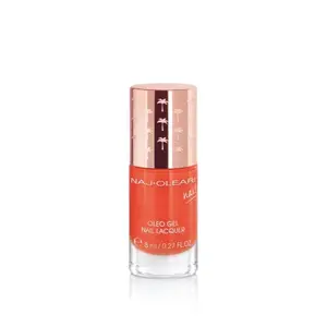 Naj-Oleari Oleo gel Nail Lacquer lak na nehty s gelovým efektem - 19 sunset orange 8 ml
