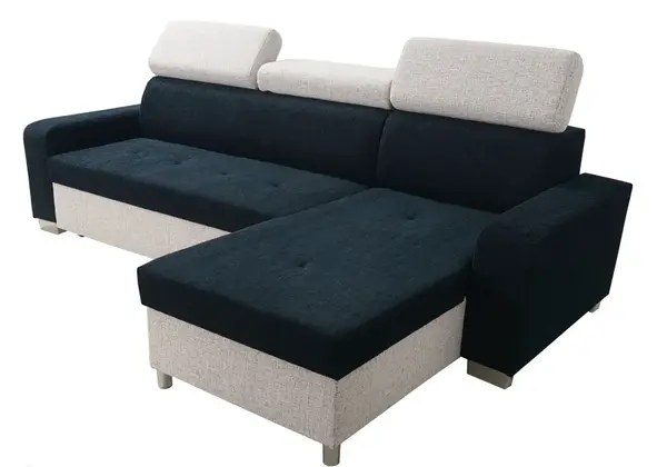 Sedací souprava Milo mini - Loran 6901/1 / Loran 6909/1 Provedení: Levá varianta, Nožičky: Chrom, látka: Loran 6901/1 / Loran 6909/1