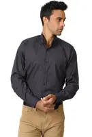 G577 DEWBERRY SHIRT-NAVY BLUE- BROWN