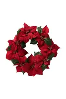 Vánoční věnec Boltze 50 cm červená barva