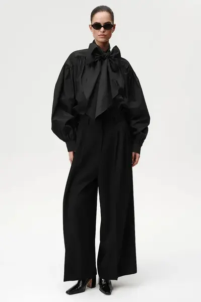 Blúzka Undress Code čierna farba, jednofarebná, 1057