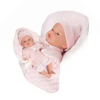 Antonio Juan 14365 BIMBA - mrkací panenka miminko se zvuky a měkkým látkovým tělem 37cm