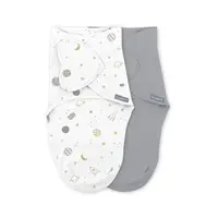 Ingenuity Zavinovačka SwaddleMe™ Ulita bavlna Sunset space 2ks 0,5 TOG 0-3m