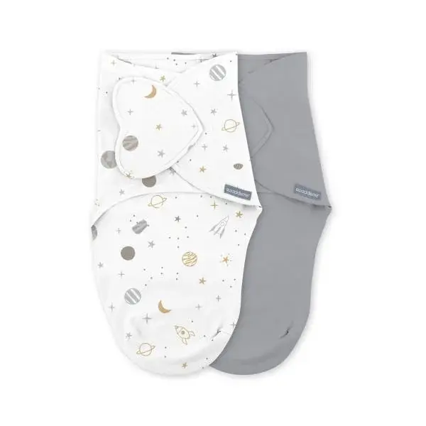 Ingenuity Zavinovačka SwaddleMe™ Ulita bavlna Sunset space 2ks 0,5 TOG 0-3m