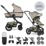 EASYWALKER Set XXL kočárek kombinovaný Harvey5 Air Premium Pearl Taupe s příslušenstvím