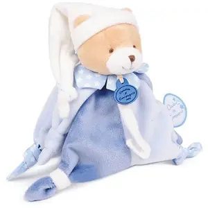 Doudou Hračka s úchytem na dudlík medvídek 17 cm