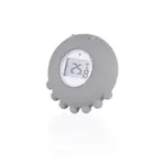 Silikonový digitální teploměr 2v1, Dove Grey