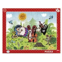 Puzzle Krtek a kapela 40 dílků