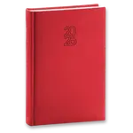 Diář Aprint 2026, A5, denní - červený