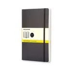 Zápisník Moleskine - měkké desky L, čtverečkovaný, černý