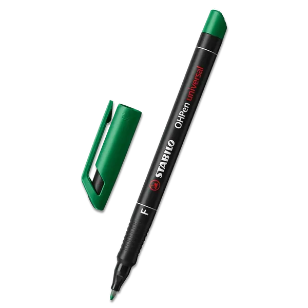 Permanentní popisovač STABILO OHPen 842 F - zelený