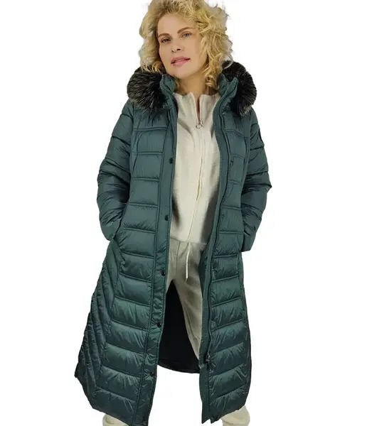 Pri Long quilted winter warm coat with hood ARCTICA jacket