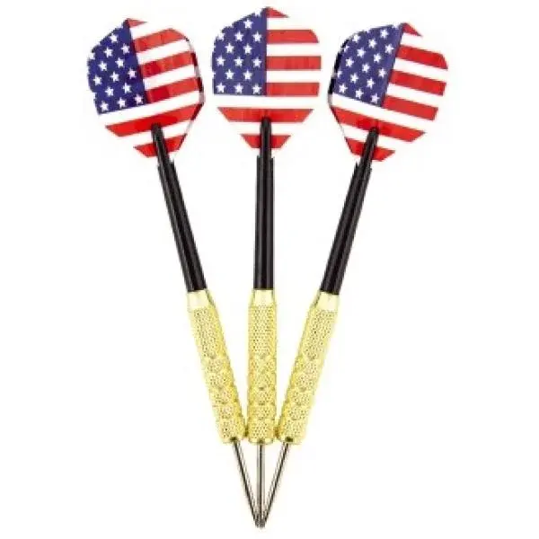 Házecí šipky s kovovým hrotem 15cm kov/plast 3 ks