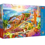 Trefl Puzzle 1000 Premium Plus Quality Tea Time Návštěva Santorini