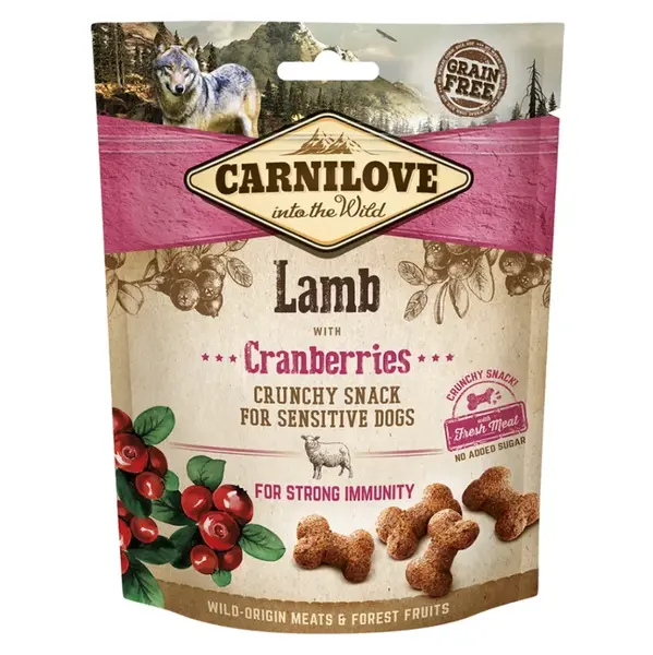 CARNILOVE Dog Crunchy Snack Lamb&Cranberries 200 g