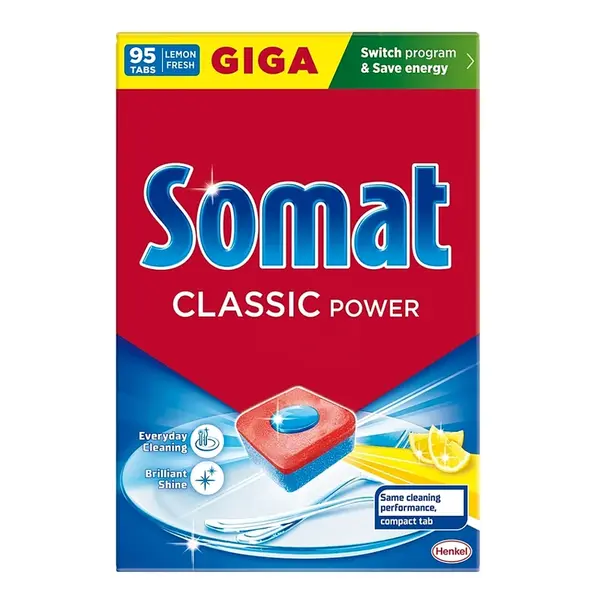 SOMAT Classic Power Tablety do umývačky Lemon Giga 95 kusov