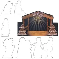 ORION Vykrajovačka Betlehem sada 7 ks + papierové jasličky