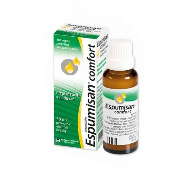 ESPUMISAN Comfort 100 mg/ml perorálne emulzné kvapky 30 ml