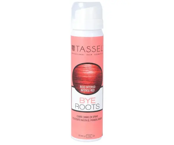 Sprej pro zakrytí odrostů Tassel Cosmetics Bye Roots - 75 ml, intenzivní červený (07277/57) + dárek zdarma