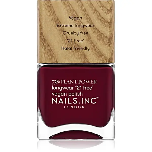 Nails Inc. Plant Power dlhotrvajúci lak na nechty odtieň Flex My Complex 14 ml