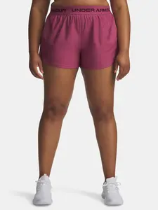 Under Armour Tech Play Up Shorts&-RED - Women's Shorts