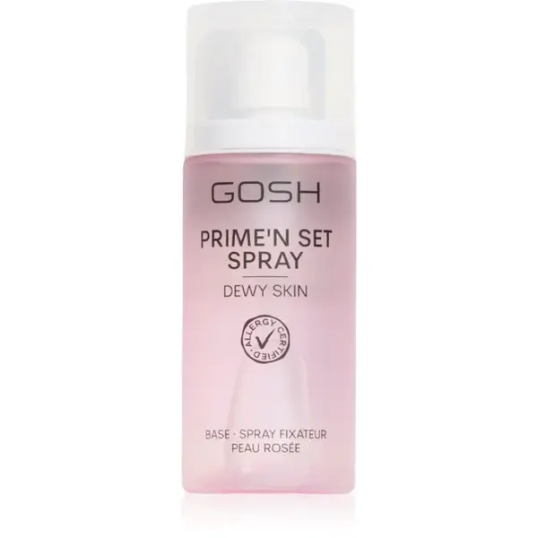 GOSH COPENHAGEN Prime'n Set Dewy Skin rozjasňujúci fixačný sprej na tvár 50 ml