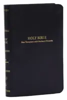 KJV Holy Bible: Pocket New Testament with Psalms and Proverbs, Black Leatherflex, Red Letter, Comfort Print: King James Version - Thomas Nelson