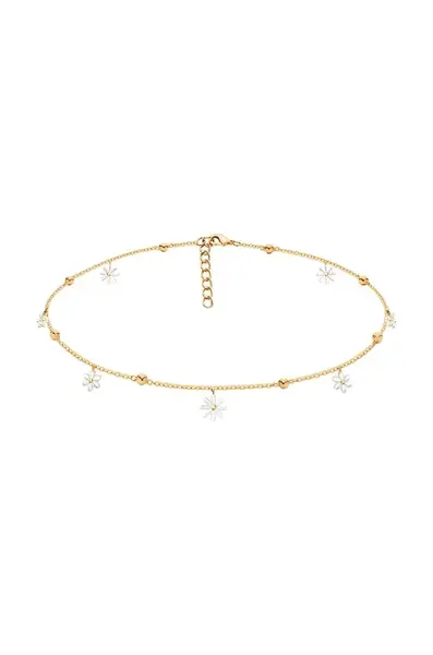 Pozlacený náhrdelník Lilou Flowers