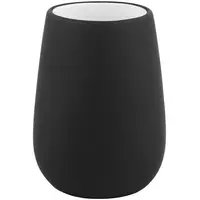 Kelímek na zubní kartáčky MEGAN keramický, černý CST-1794 99