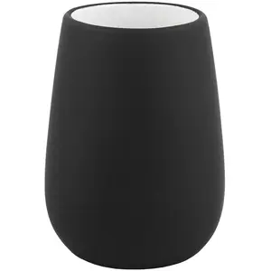 Kelímek na zubní kartáčky MEGAN keramický, černý CST-1794 99